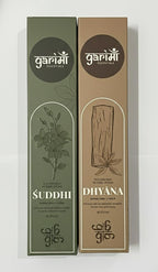 Luxury Incense Pack of 2 Natural Incense Sticks, Devotion Pack (96 Organic Agarbatti Sticks - Sandalwood & Jasmine | Special Home & Office Pack | Free Wooden Stand 100% Organic