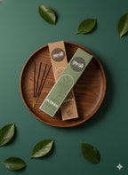 Luxury Incense Pack of 2 Natural Incense Sticks, Devotion Pack (96 Organic Agarbatti Sticks - Sandalwood & Jasmine | Special Home & Office Pack | Free Wooden Stand 100% Organic