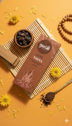 Premium Bambooless Dhoop Sticks Bakhoor Pack of 40 Sticks with Ceramic Stand