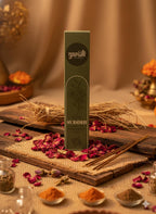 Garima Natural Jasmine Agarbatti – Charcoal-Free Incense Sticks | 48 Sticks | Free Wooden Stand