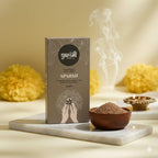 Premium Bambooless Dhoop Sticks Kasturi Pack of 40 Sticks with Ceramic Stand