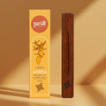 Garima Natural Mango Agarbatti – Charcoal-Free Incense Sticks | 48 Sticks | Free Wooden Stand
