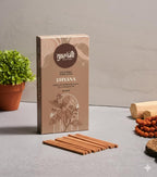 Premium Bambooless Dhoop Sticks Sandalwood Pack of 40 Sticks with Ceramic Stand