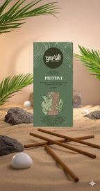 Premium Bambooless Dhoop Sticks Amber Forest Pack of 40 Sticks with Ceramic Stand