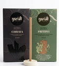 Garima Amber Forest & Black Oud Dhoop Sticks – Bambooless Combo | 80 Sticks | Free Ceramic Stand