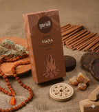 Premium Bambooless Dhoop Sticks Bakhoor Pack of 40 Sticks with Ceramic Stand