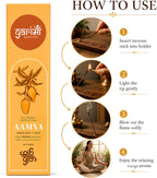 Garima Natural Mango Agarbatti – Charcoal-Free Incense Sticks | 48 Sticks | Free Wooden Stand